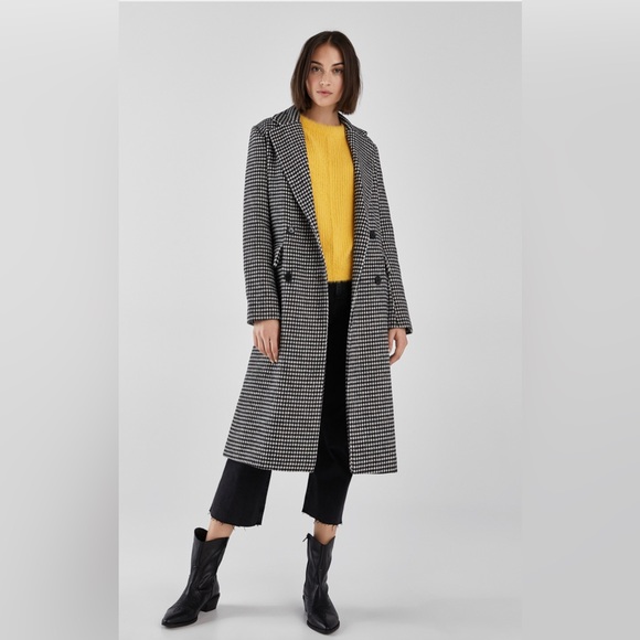 Bershka Jackets & Blazers - Bershka Houndstooth Wool Coat! FINAL SALE GOING OUT OF BUSINESS!